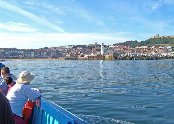 Enjoy an intimate view of the Jurassic Coast as you sail south to Cayton Bay